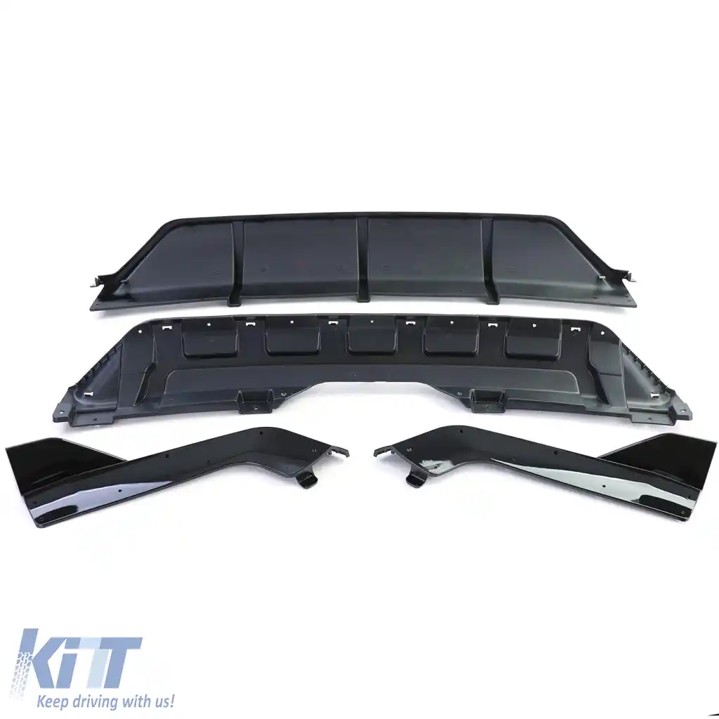 Difuzor spate aspect performant negru lucios potrivit pentru BMW X5 F15 13-18-image-6264150