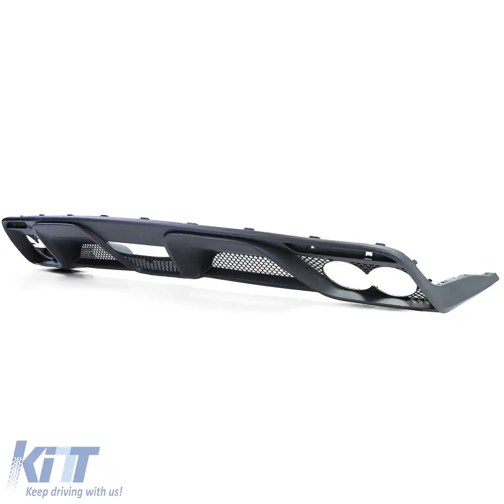 Difuzor spate cu aspect Shelby GT350 + țevi de eșapament duble, potrivit pentru Ford Mustang 6 14-17-image-6193601