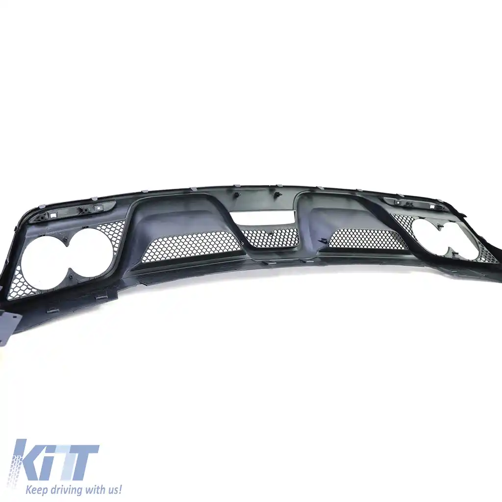 Difuzor spate cu aspect Shelby GT350 + țevi de eșapament duble, potrivit pentru Ford Mustang 6 14-17-image-6193604