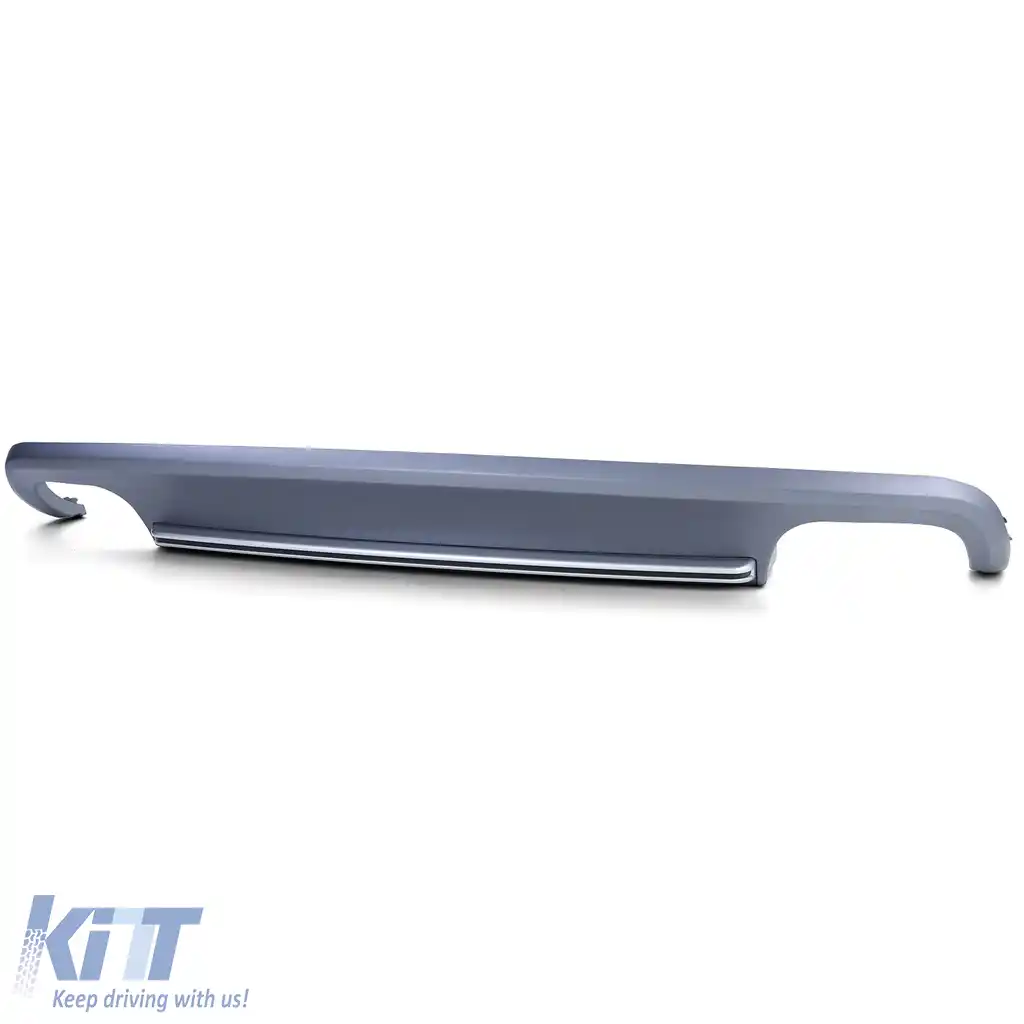 Difuzor spate cu țeavă dublă, potrivit pentru Audi A5 8T Coupe 11-17 fără S-Line-image-6206092