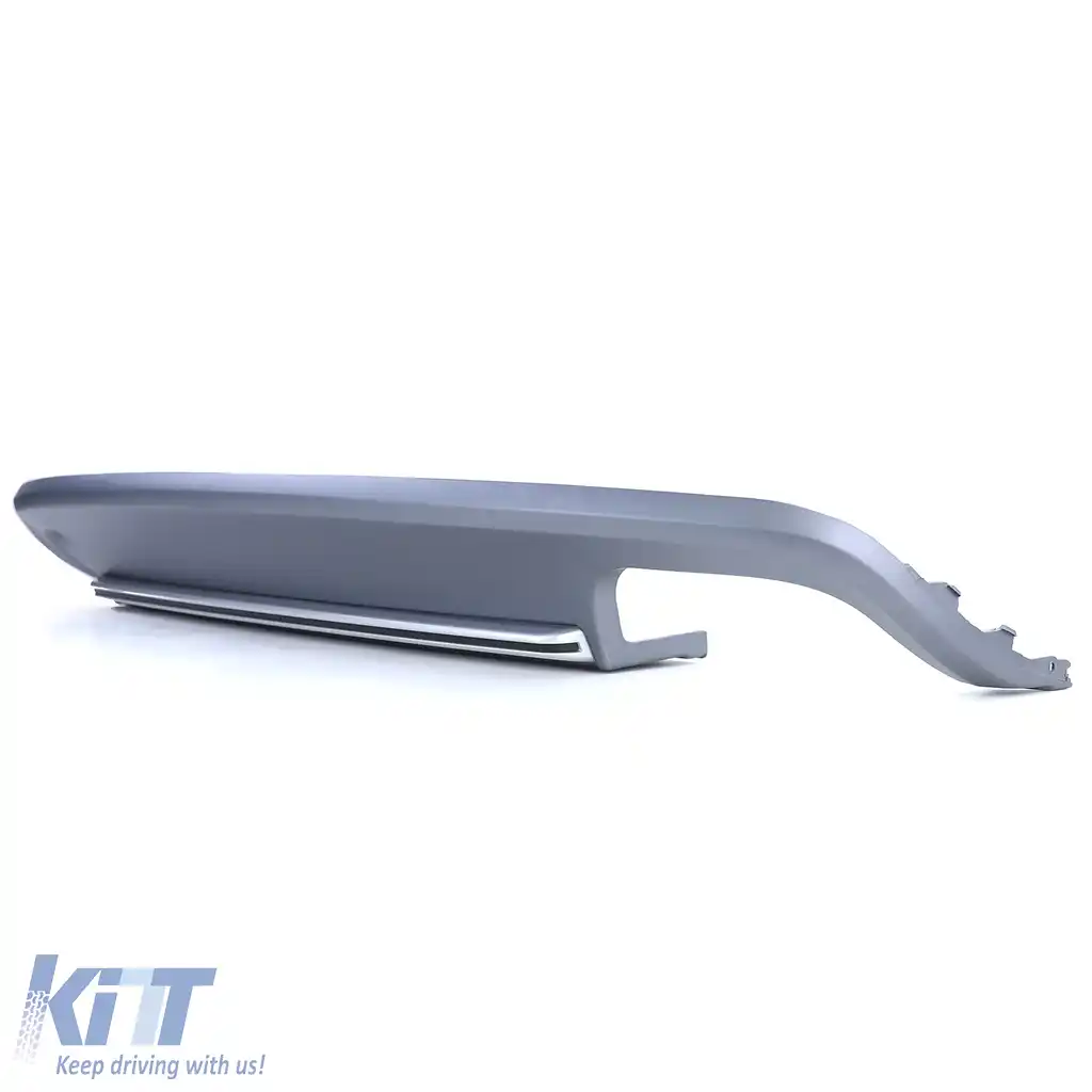 Difuzor spate cu țeavă dublă, potrivit pentru Audi A5 8T Coupe 11-17 fără S-Line-image-6206093