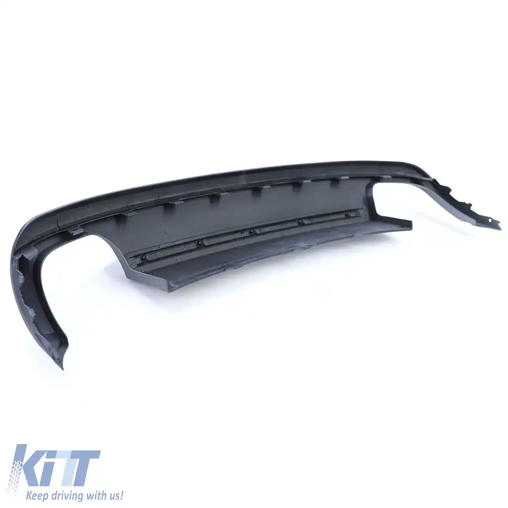 Difuzor spate cu țeavă dublă, potrivit pentru Audi A5 8T Coupe 11-17 fără S-Line-image-6206097