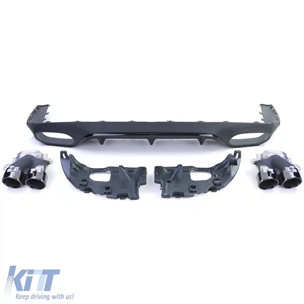 Difuzor spate cu țevi de eșapament cu aspect sportiv, potrivit pentru Mercedes E Coupe C238 cu linia de design A-image-6205174