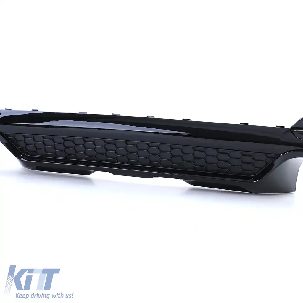 Difuzor spate de performanță lucios cu țevi de eșapament negre, potrivit pentru BMW X3 G01-image-6198232