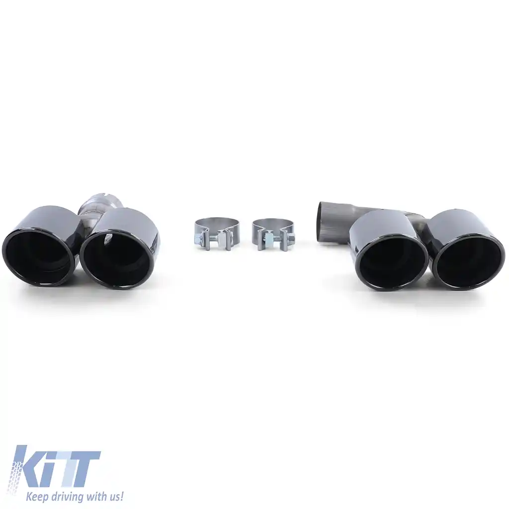 Difuzor spate de performanță lucios cu țevi de eșapament negre, potrivit pentru BMW X3 G01-image-6198240