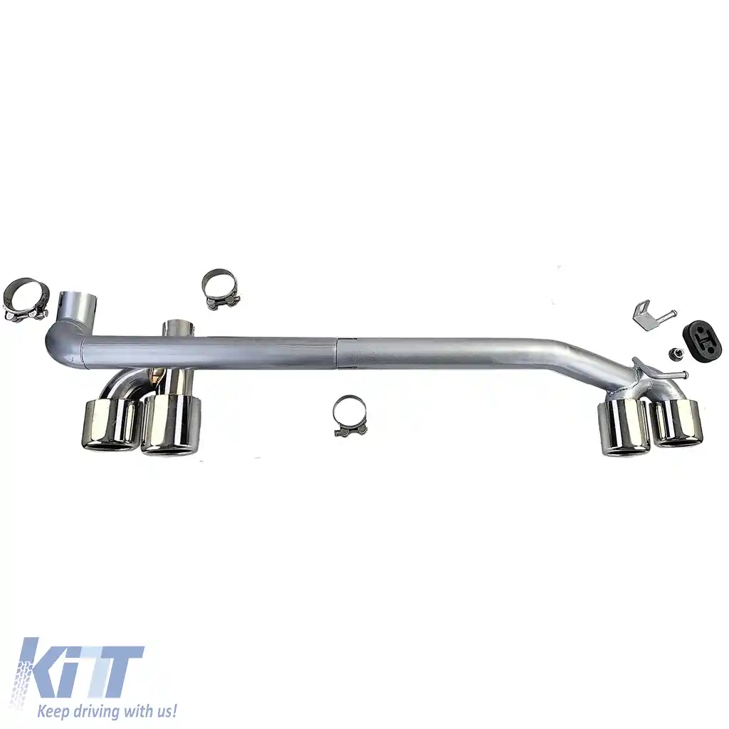 Difuzor spate din carbon + țeavă de eșapament cu aspect sportiv, potrivit pentru BMW Seria 4 F32 F33 F36 425 428 430-image-6205295
