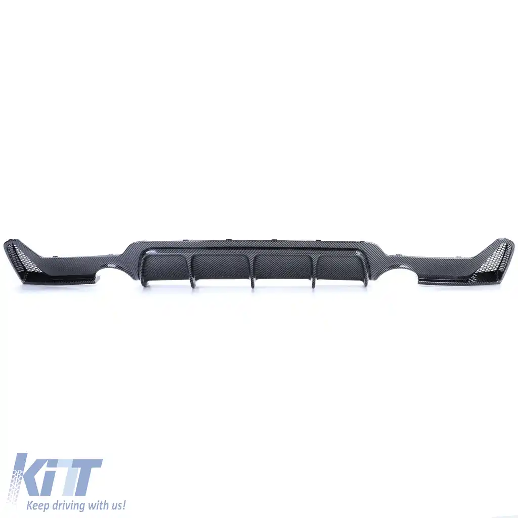 Difuzor spate din carbon + țeavă de evacuare 440 look potrivit pentru BMW F32 F33 F36 425 428 430-image-6326545