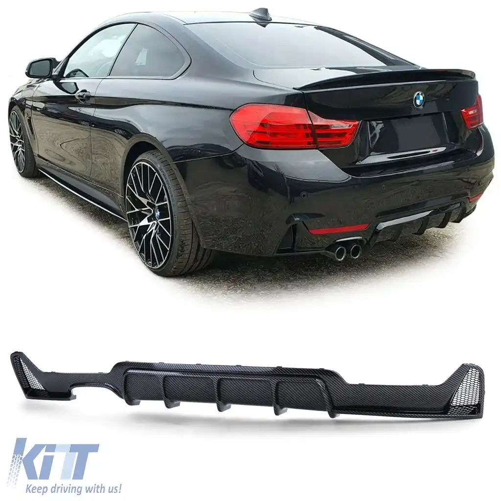 Difuzor spate din carbon pentru performanță, potrivit pentru BMW Seria 4 F32 F33 F36 425 428 430