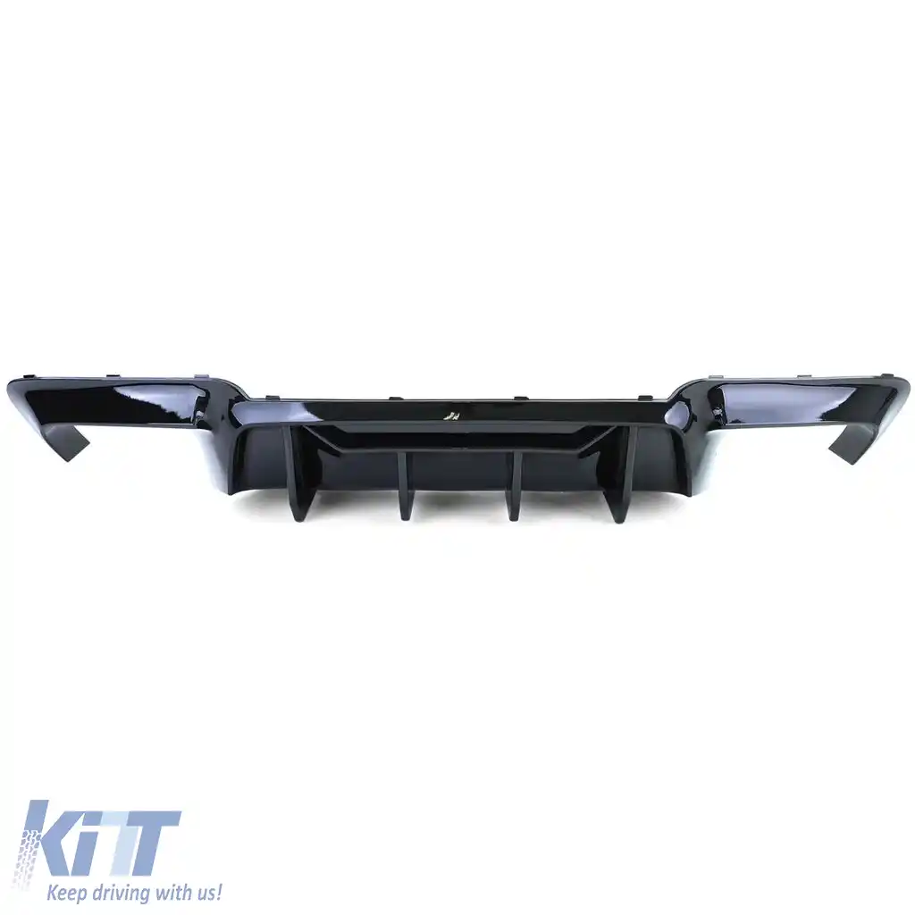 Difuzor spate duplex lucios de înaltă performanță, potrivit pentru BMW Seria 5 F10 F11 550i M550d-image-6203936