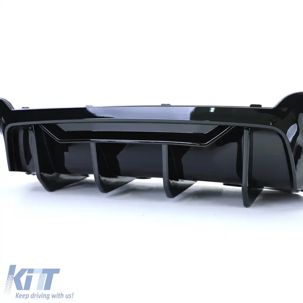 Difuzor spate duplex lucios de înaltă performanță, potrivit pentru BMW Seria 5 F10 F11 550i M550d-image-6203939