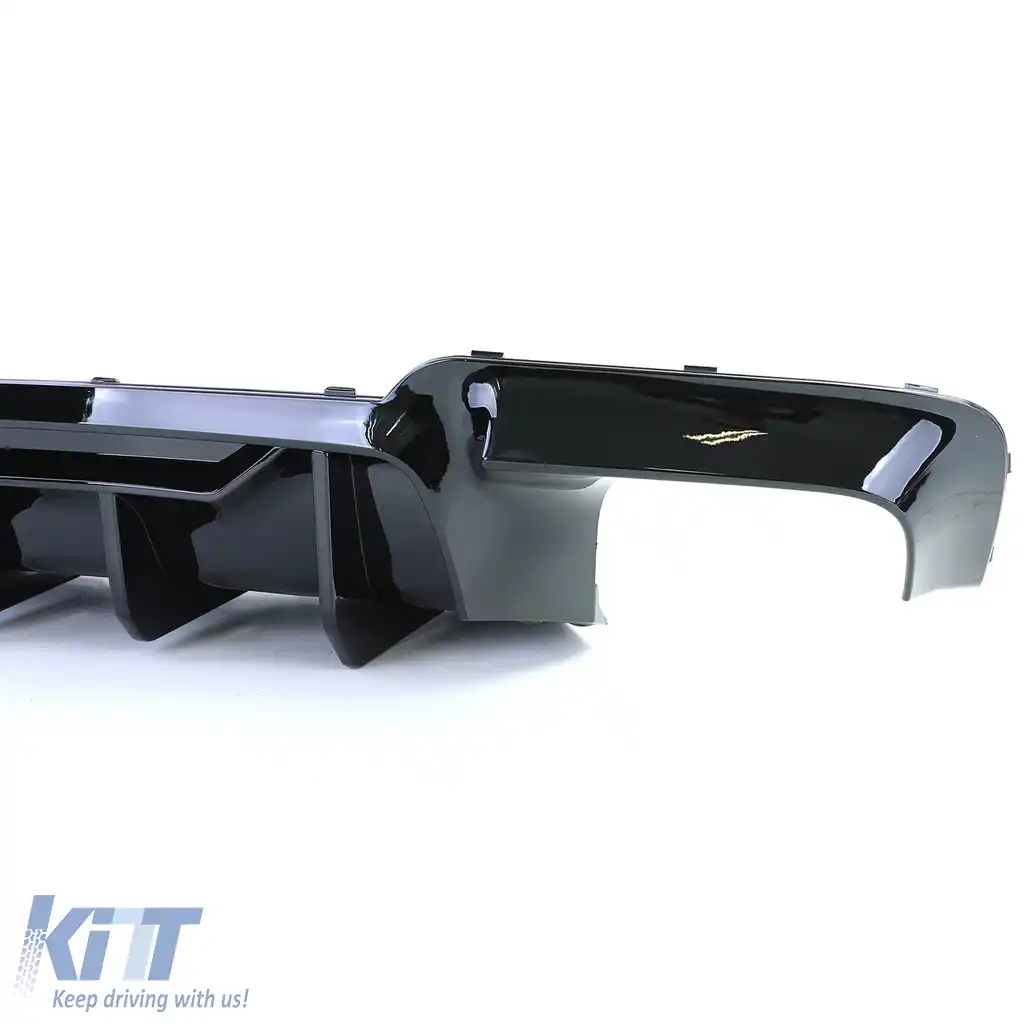 Difuzor spate duplex lucios de înaltă performanță, potrivit pentru BMW Seria 5 F10 F11 550i M550d-image-6203941