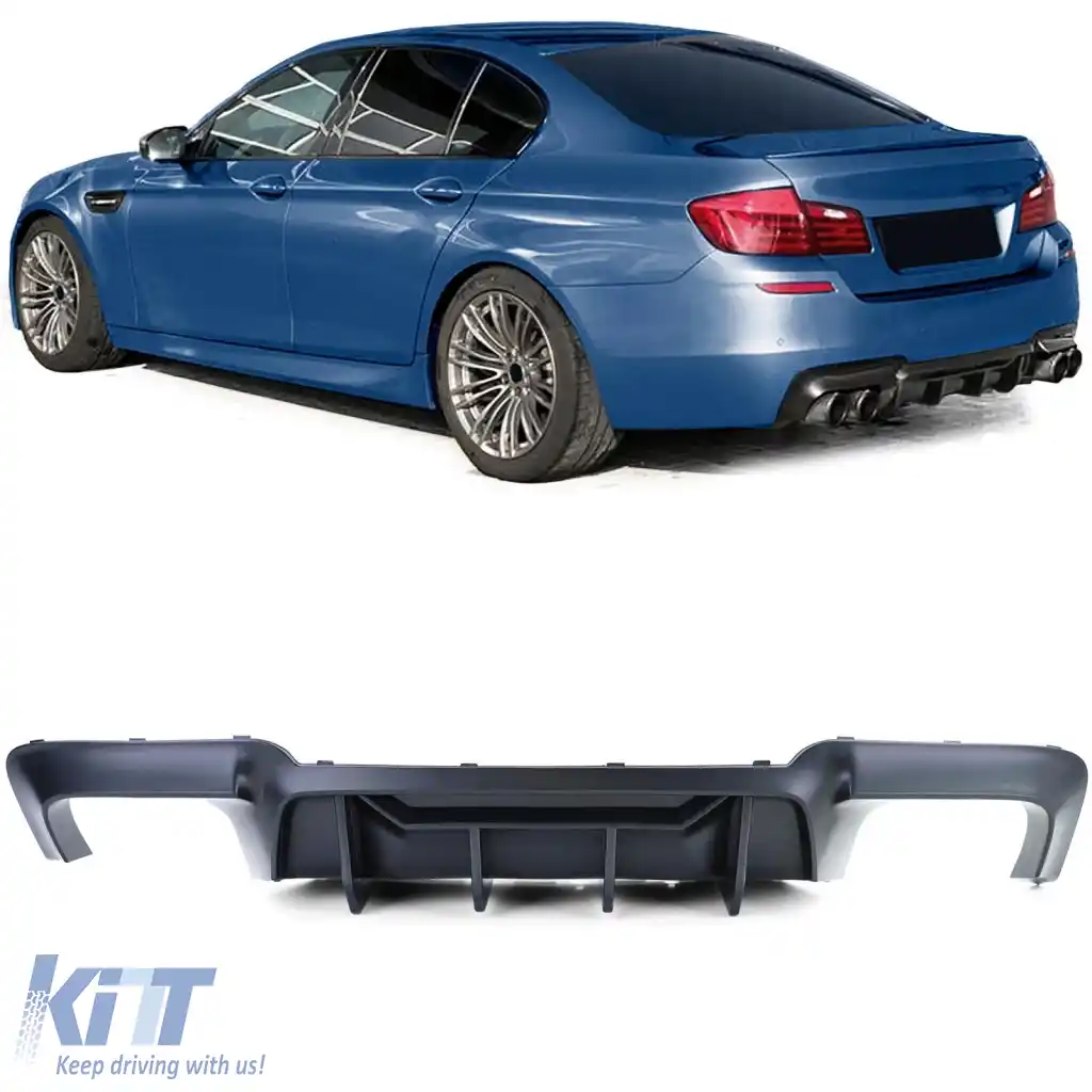 Difuzor spate duplex mat de înaltă performanță, potrivit pentru BMW Seria 5 F10 F11 550i M550d