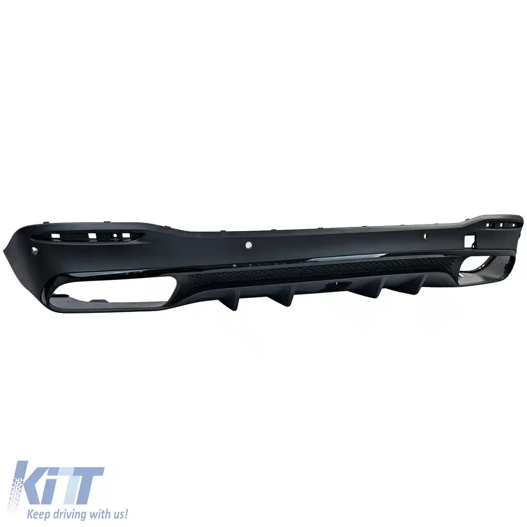 Difuzor spate + țevi de eșapament negre potrivit pentru Mercedes GLE W167 GLS X167 A Design-Line-image-6208762