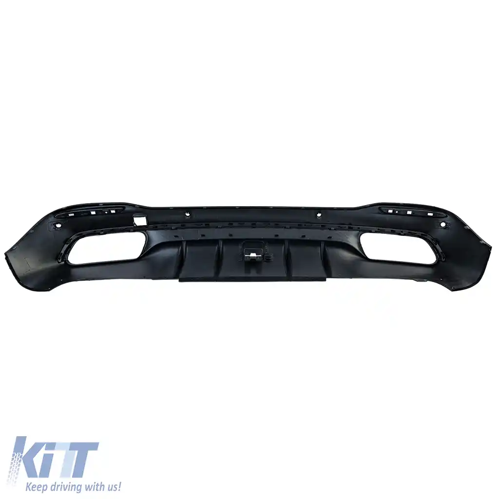 Difuzor spate + țevi de eșapament negre potrivit pentru Mercedes GLE W167 GLS X167 A Design-Line-image-6208763