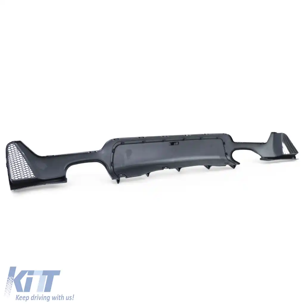 Difuzor spate lucios de performanță cu țeavă dublă stânga+dreapta, potrivit pentru BMW Seria 4 F32 F33 F36-image-6191294