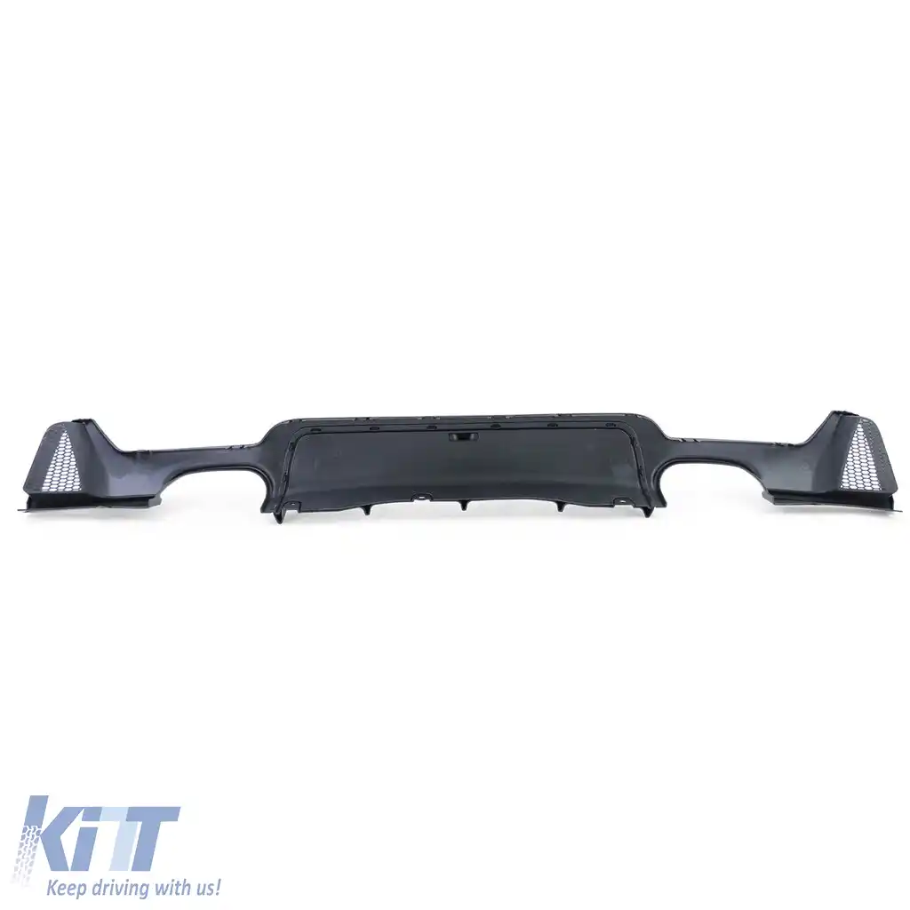 Difuzor spate lucios de performanță cu țeavă dublă stânga+dreapta, potrivit pentru BMW Seria 4 F32 F33 F36-image-6191295