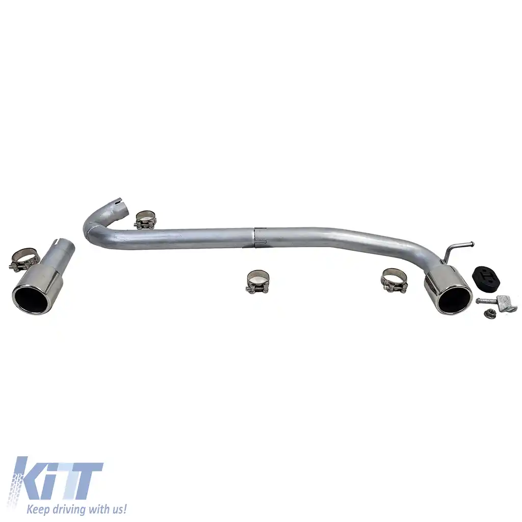 Difuzor spate lucios + țeavă de eșapament aspect 440 potrivit pentru BMW F32 F33 F36 425 428 430-image-6196627