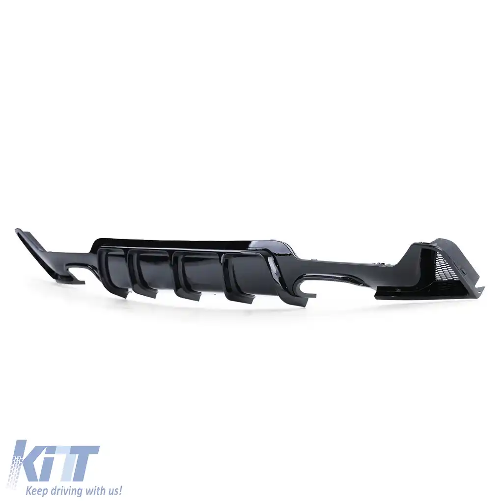 Difuzor spate lucios + țeavă de eșapament aspect sport potrivit pentru BMW F32 F33 F36 425 428 430-image-6197454