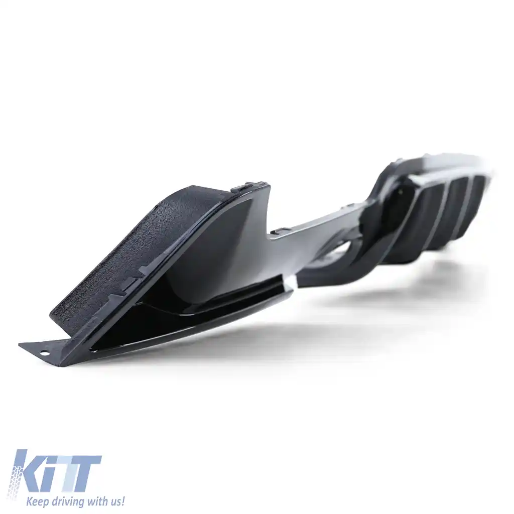 Difuzor spate lucios + țeavă de eșapament aspect 440 potrivit pentru BMW F32 F33 F36 425 428 430-image-6278295