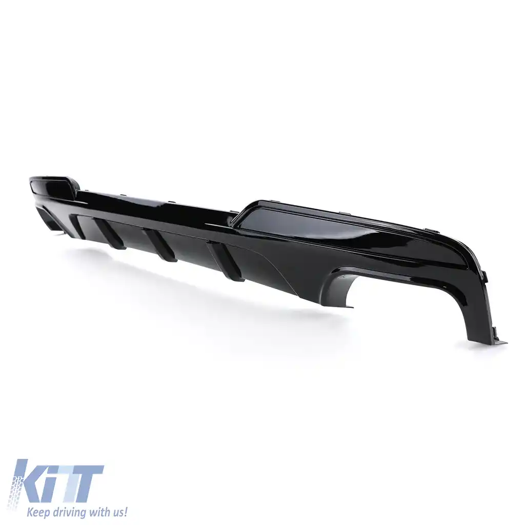 Difuzor spate lucios + țevi de eșapament 4-pipe aspect de performanță, potrivit pentru BMW F10 F11 535-image-6196384