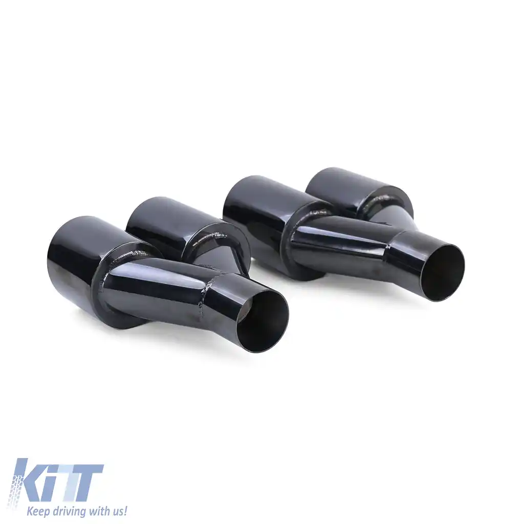 Difuzor spate lucios + țevi de eșapament 4-pipe aspect de performanță, potrivit pentru BMW F10 F11 535-image-6196389