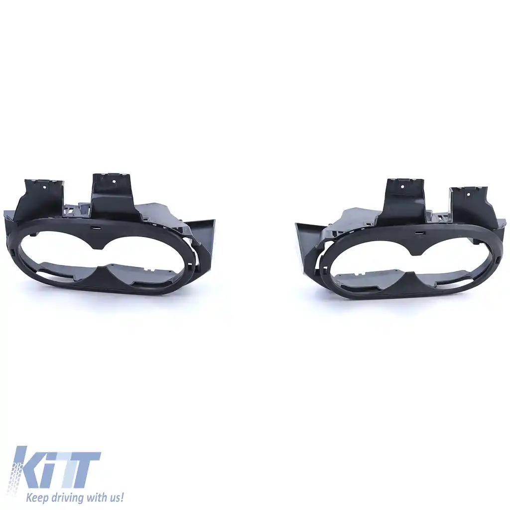 Difuzor spate lucios negru + țevi de eșapament duble negre, potrivit pentru Mercedes CLA C118 X118-image-6203153