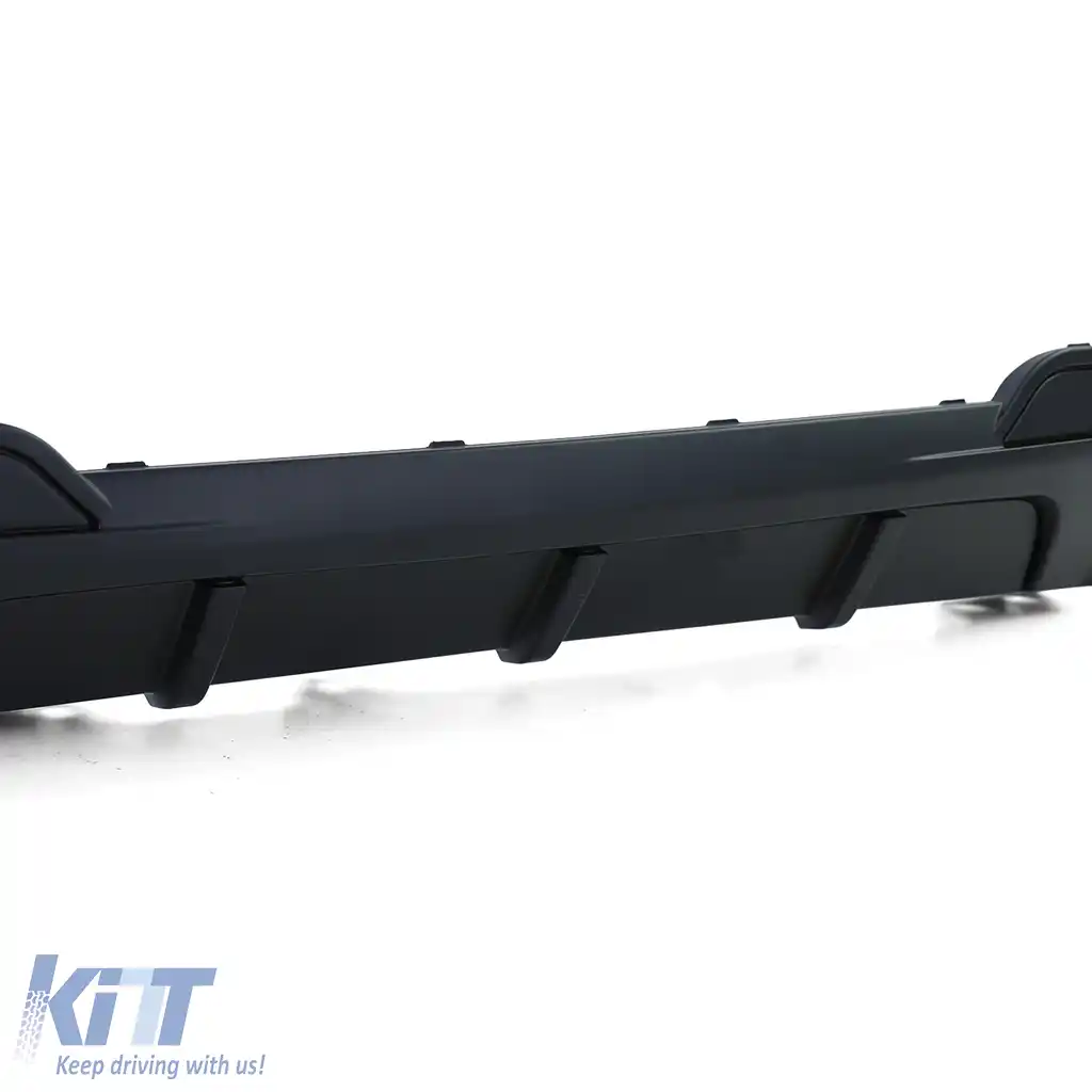 Difuzor spate mat + conversie țeavă de eșapament duplex potrivit pentru BMW F10 F11 520 525 528 530-image-6192455