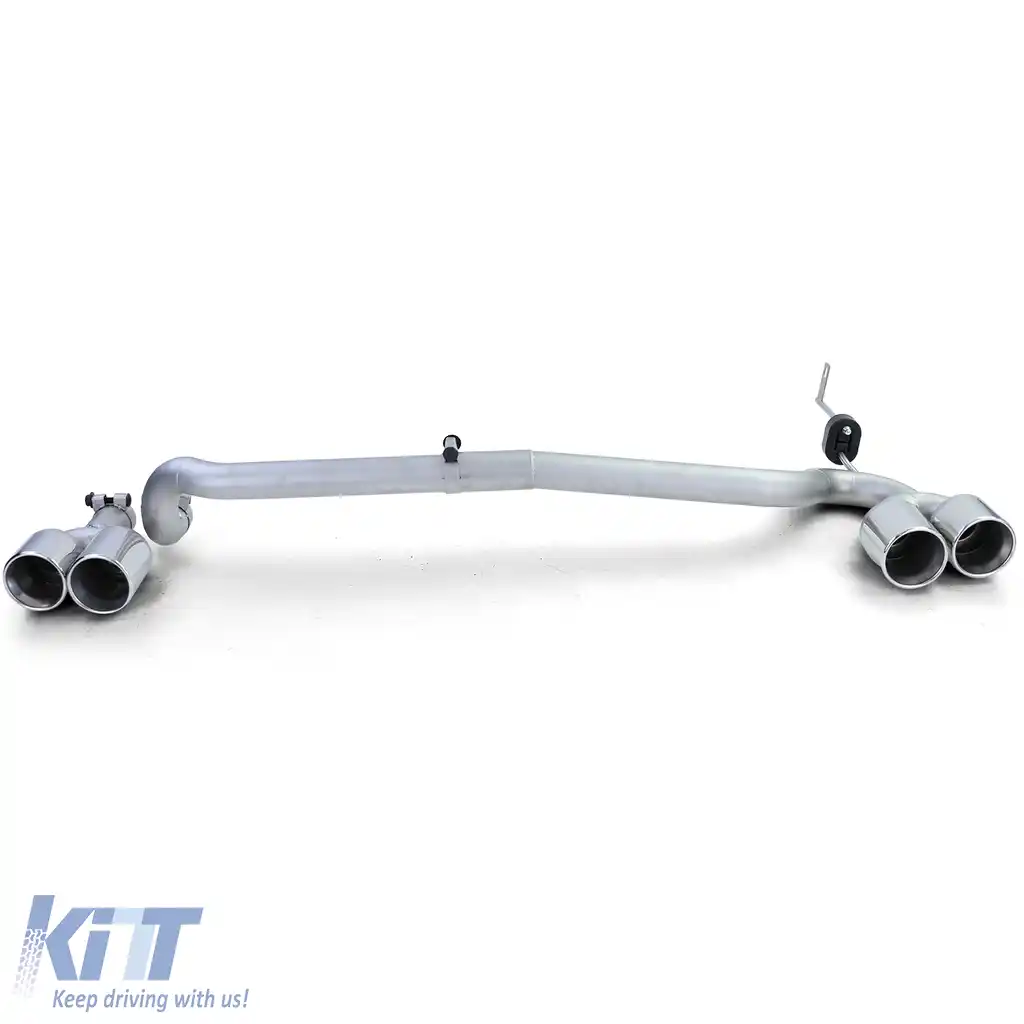 Difuzor spate mat + conversie țeavă de eșapament duplex potrivit pentru BMW F10 F11 520 525 528 530-image-6192460