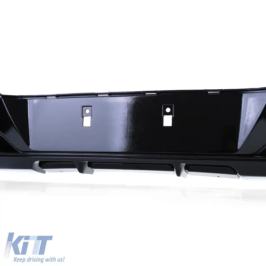 Difuzor spate negru lucios potrivit pentru BMW Seria 1 F20 F21 114 116 118 120 2011-2015-image-6204671