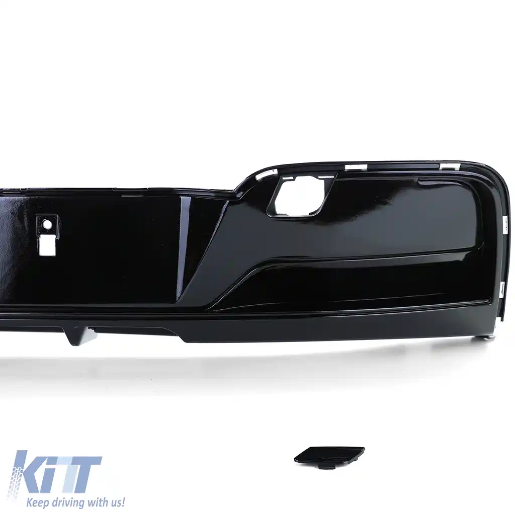 Difuzor spate negru lucios potrivit pentru BMW Seria 1 F20 F21 114 116 118 120 2011-2015-image-6204672
