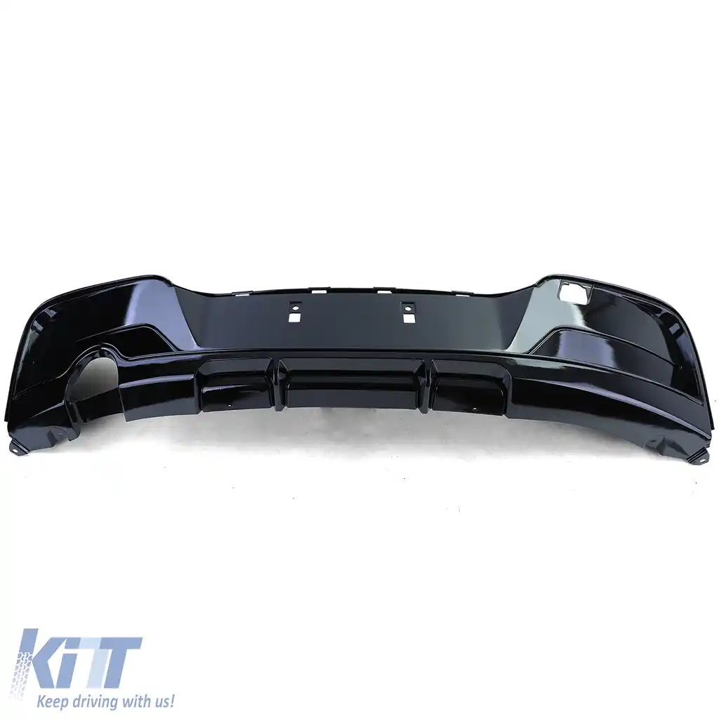 Difuzor spate negru lucios potrivit pentru BMW Seria 1 F20 F21 114 116 118 120 2011-2015-image-6204673