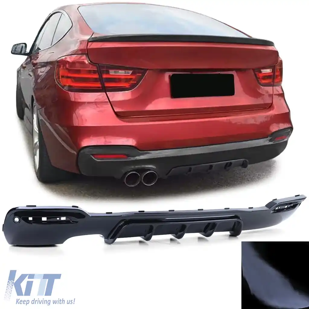 image-21-Difuzor spate Performance lucios negru, potrivit pentru BMW 3 Series GT F34 2013-2021