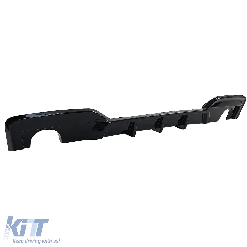 Difuzor spate Performance negru lucios potrivit pentru BMW Seria 6 F12 F13 F06 640d 640i-image-6200372