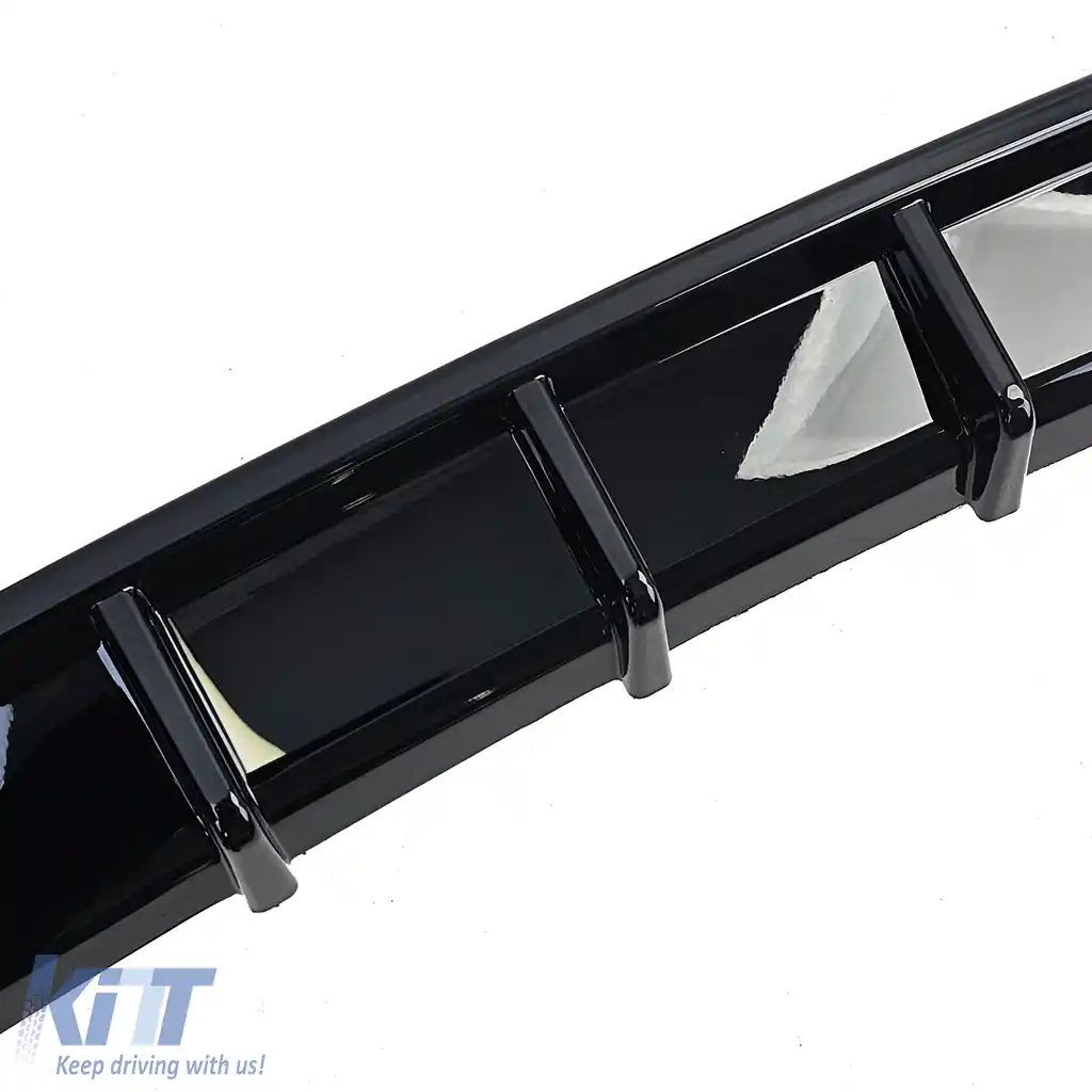 Difuzor spate Performance negru lucios potrivit pentru BMW Seria 6 F12 F13 F06 640d 640i-image-6200374