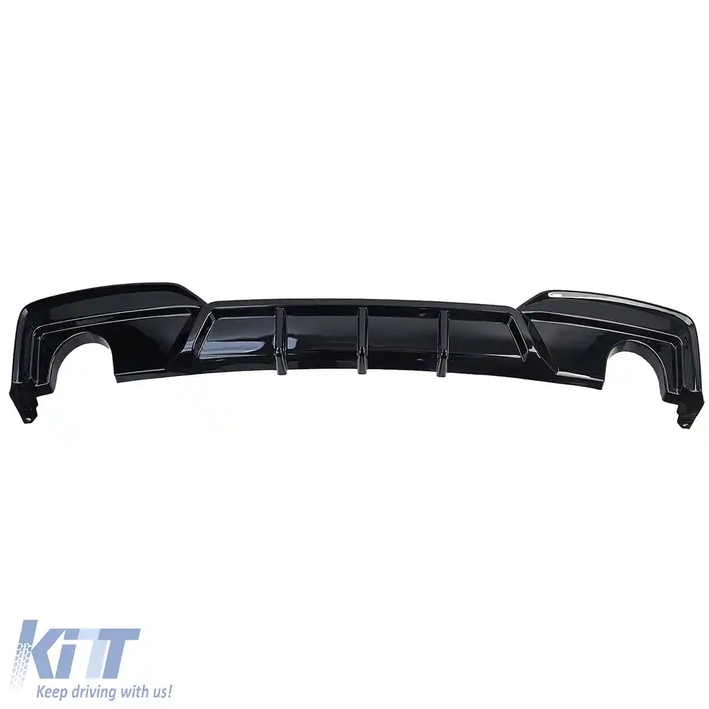 Difuzor spate Performance negru lucios potrivit pentru BMW Seria 6 F12 F13 F06 640d 640i-image-6200375