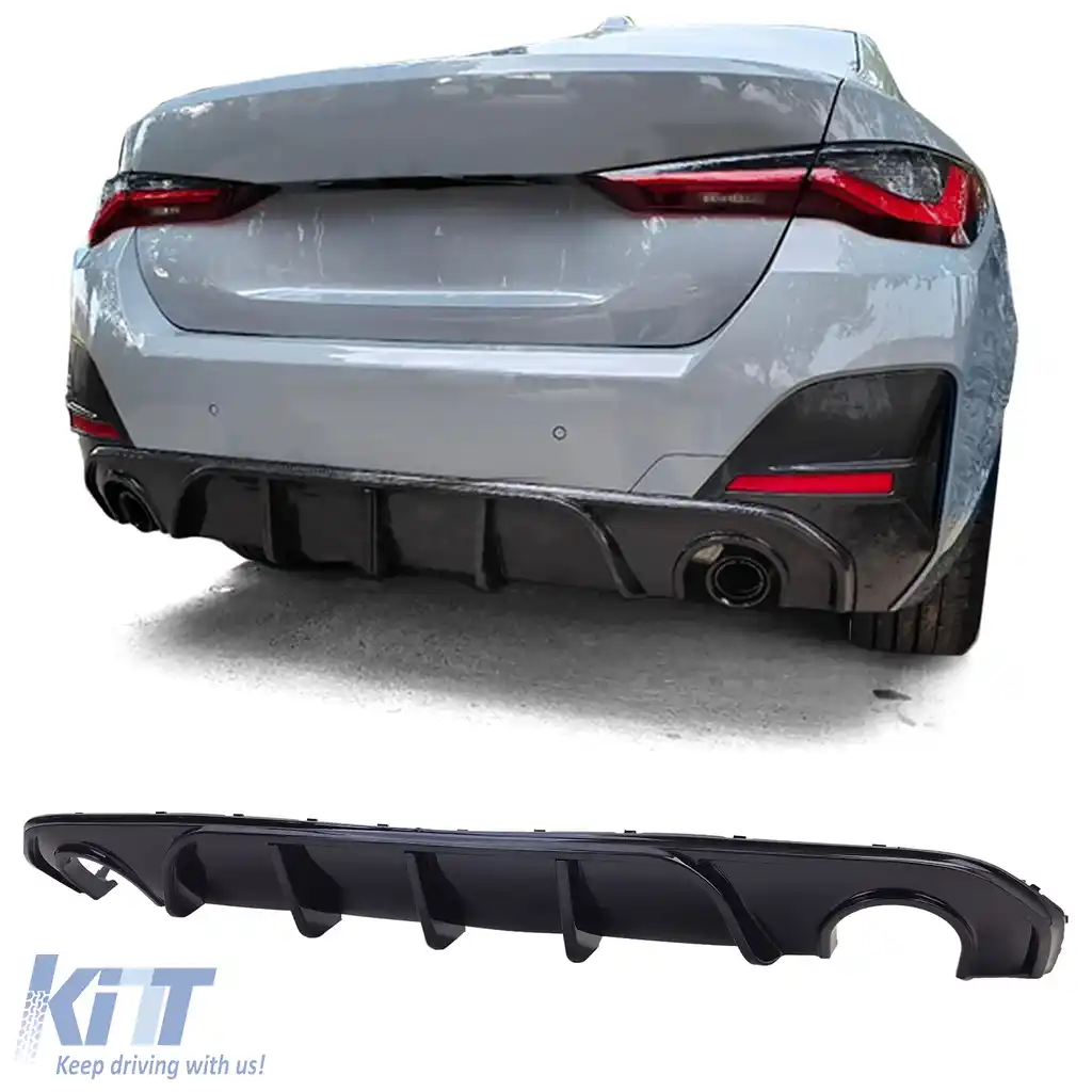 Difuzor spate Performance negru lucios potrivit pentru BMW G26 Gran Coupe 420 430