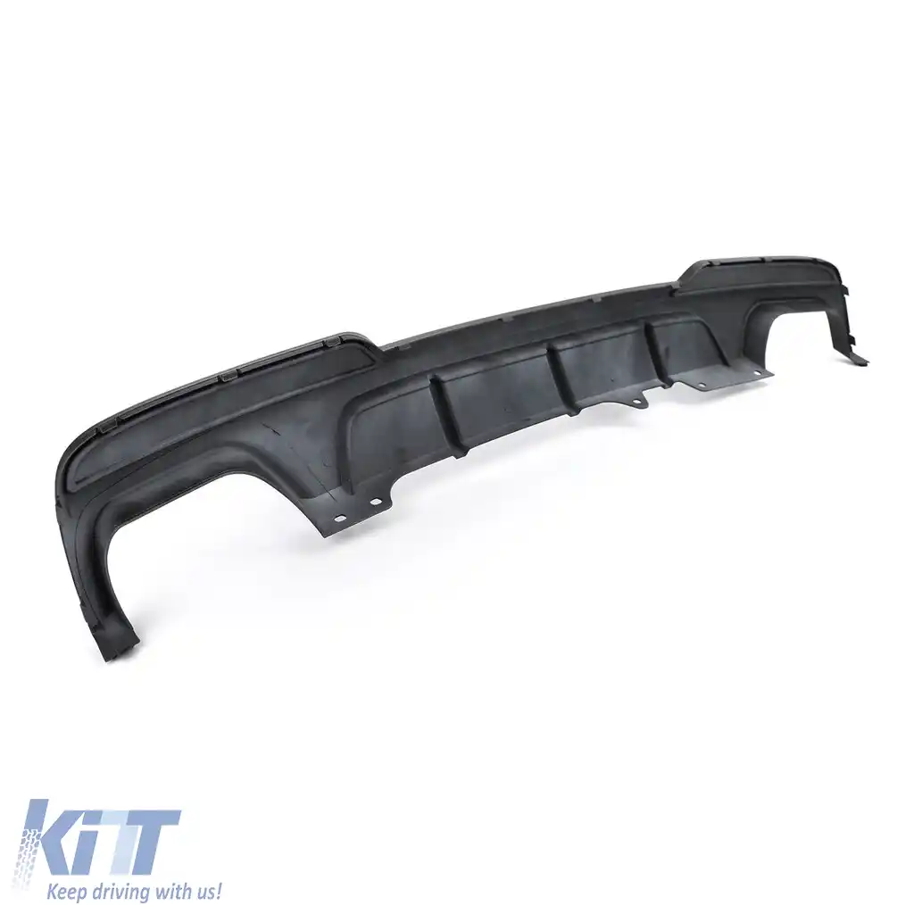 Difuzor spate Performance negru mat, potrivit pentru BMW Seria 5 F10 F11 550i M550d-image-6199460
