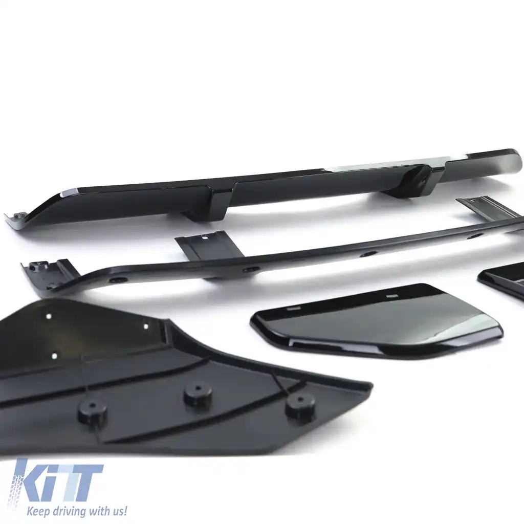Difuzor spate performant negru lucios potrivit pentru BMW X5 F15 13-18-image-6278277