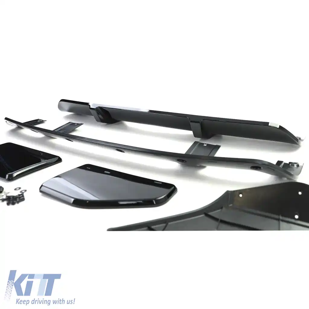 Difuzor spate performant negru lucios potrivit pentru BMW X5 F15 13-18-image-6278279