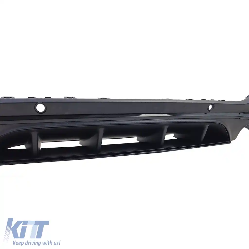 Difuzor spate sport + țevi de eșapament negre, potrivit pentru Mercedes GLC X253 19-22 facelift-image-6257822
