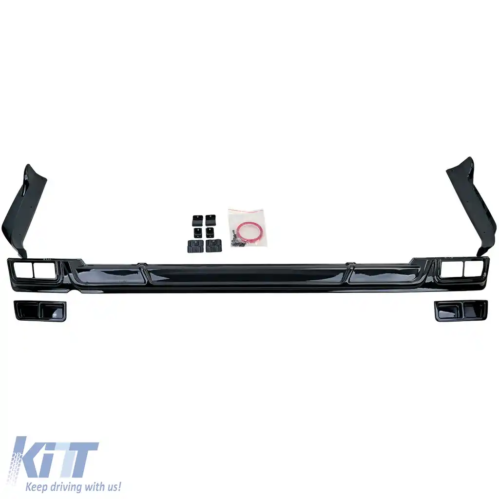 Difuzor spate sport lucios negru, potrivit pentru Ford Tourneo Transit Custom din 2023-image-6194744