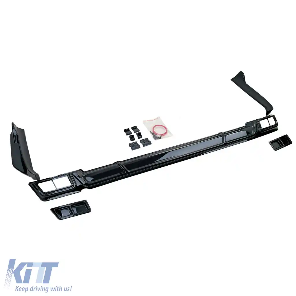 Difuzor spate sport lucios negru, potrivit pentru Ford Tourneo Transit Custom din 2023-image-6194745