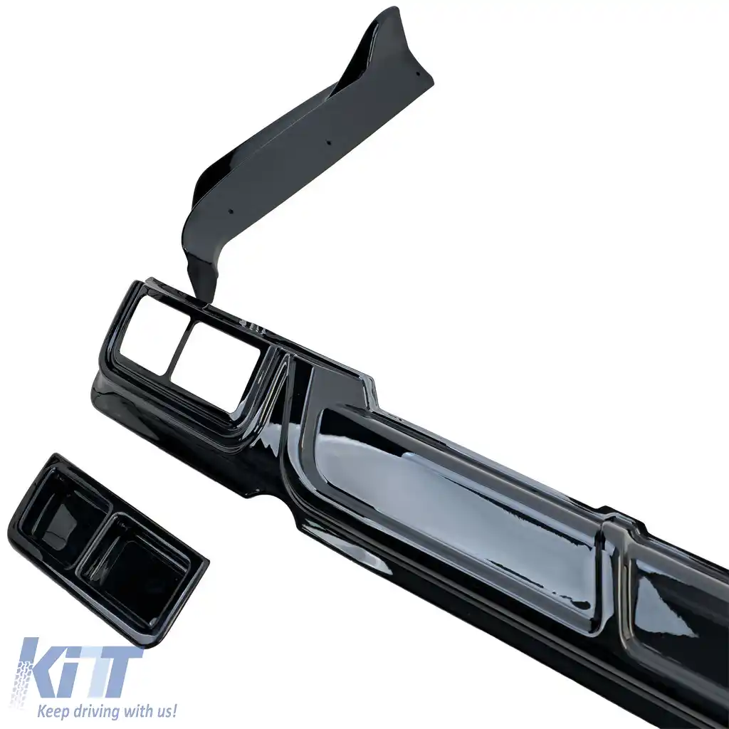 Difuzor spate sport lucios negru, potrivit pentru Ford Tourneo Transit Custom din 2023-image-6194746