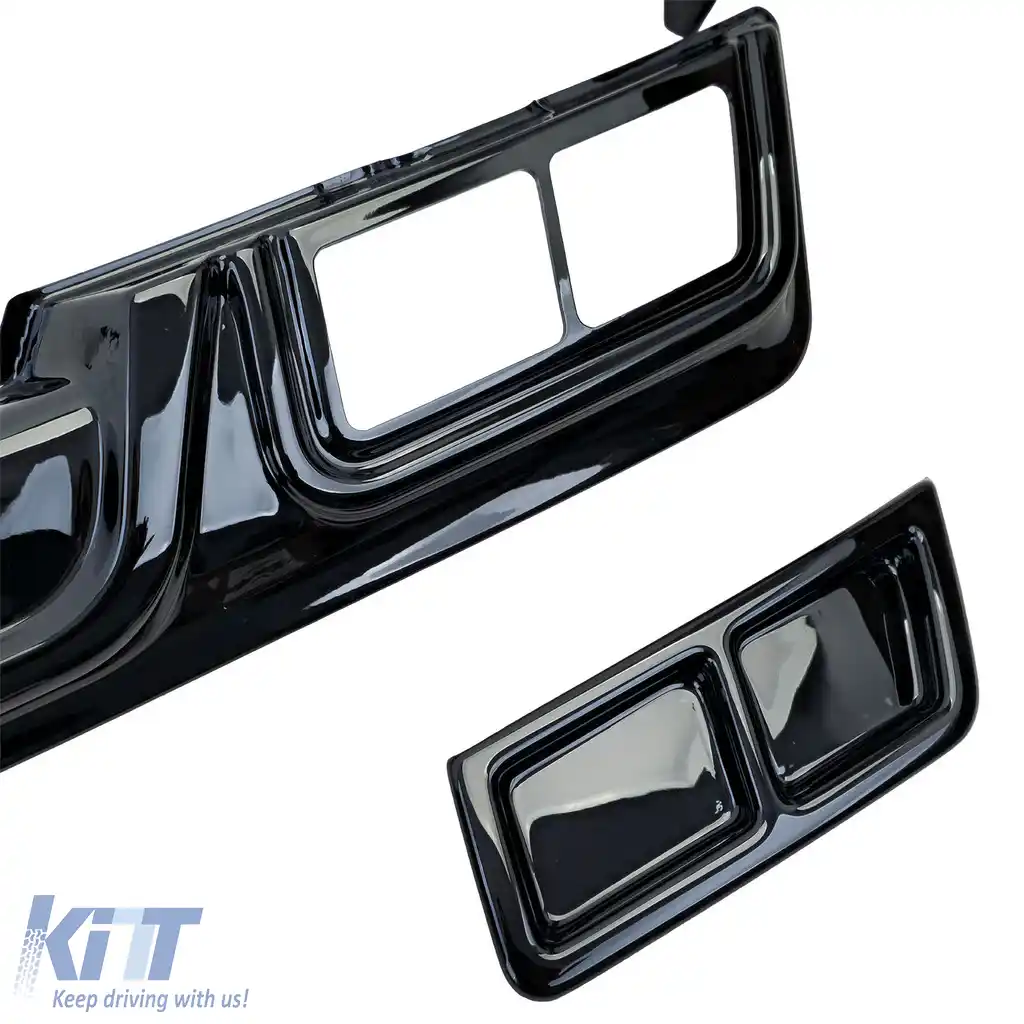 Difuzor spate sport lucios negru, potrivit pentru Ford Tourneo Transit Custom din 2023-image-6194747