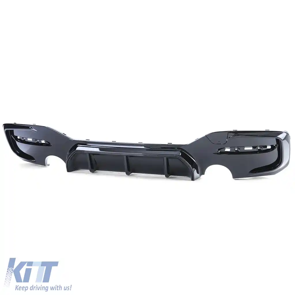 Difuzor spate sport lucios negru, potrivit pentru BMW Seria 1 F20 F21 15-19 LCI M135 M140-image-6197180