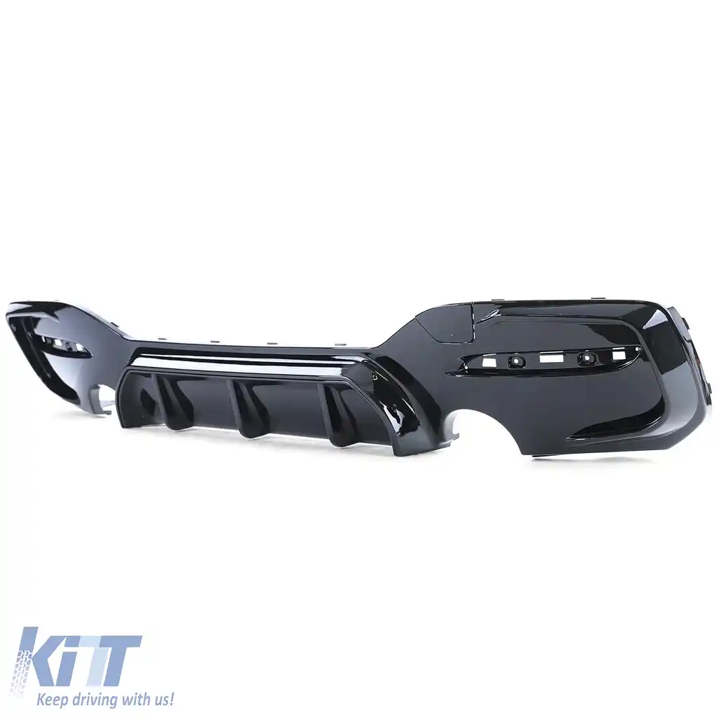 Difuzor spate sport lucios negru, potrivit pentru BMW Seria 1 F20 F21 15-19 LCI M135 M140-image-6197181