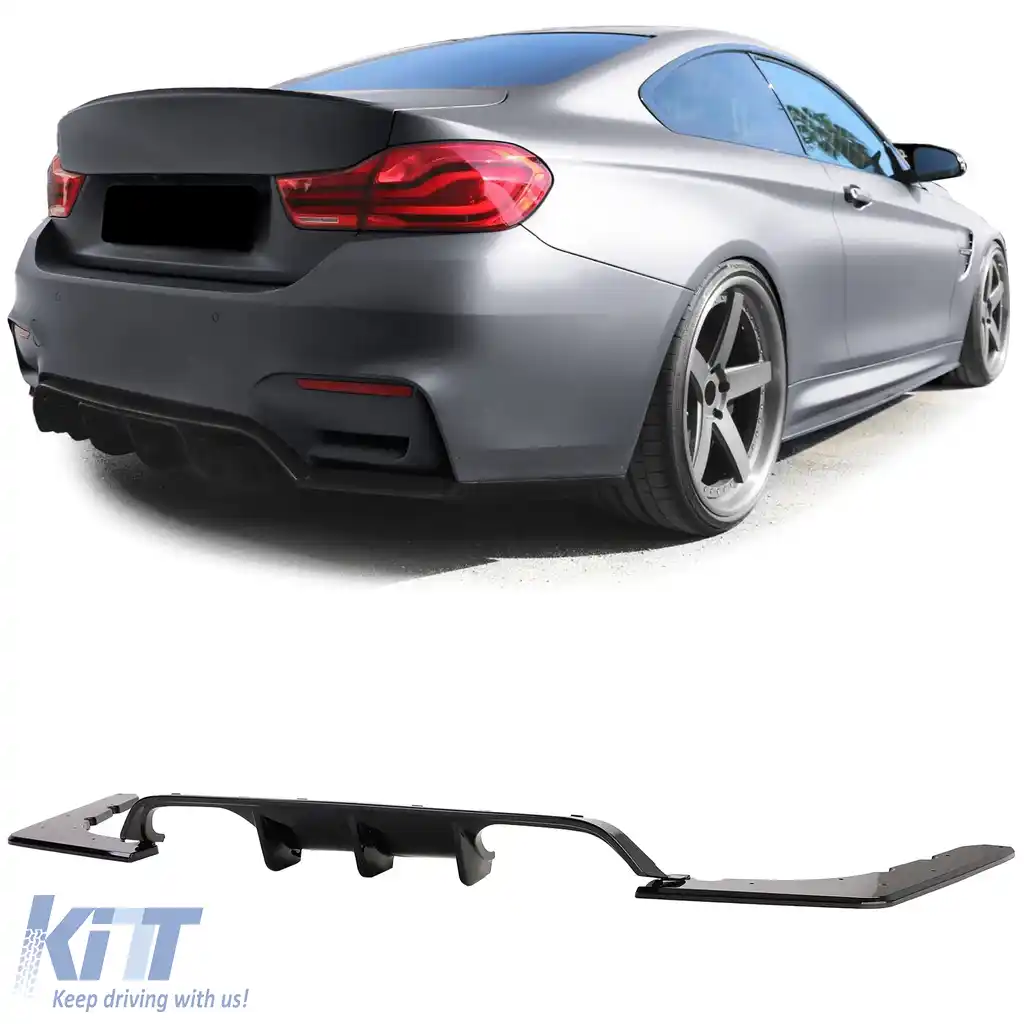Difuzor spate sport Performance negru lucios potrivit pentru BMW M3 F80 M4 F82 F83