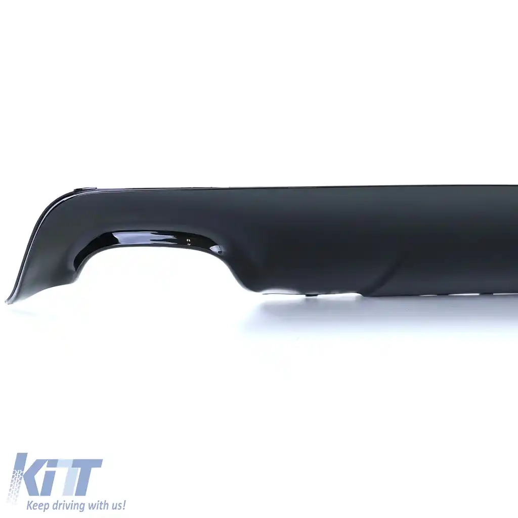 Difuzor spate sport Performance negru lucios potrivit pentru BMW Seria 5 E60 E61 03-10-image-6264155