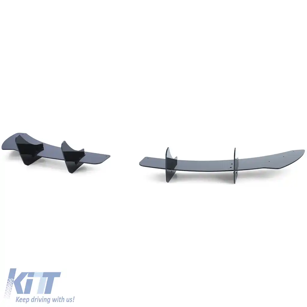 Difuzor spate sport splitter negru lucios, potrivit pentru VW Golf 6 R20 08-13-image-6193360