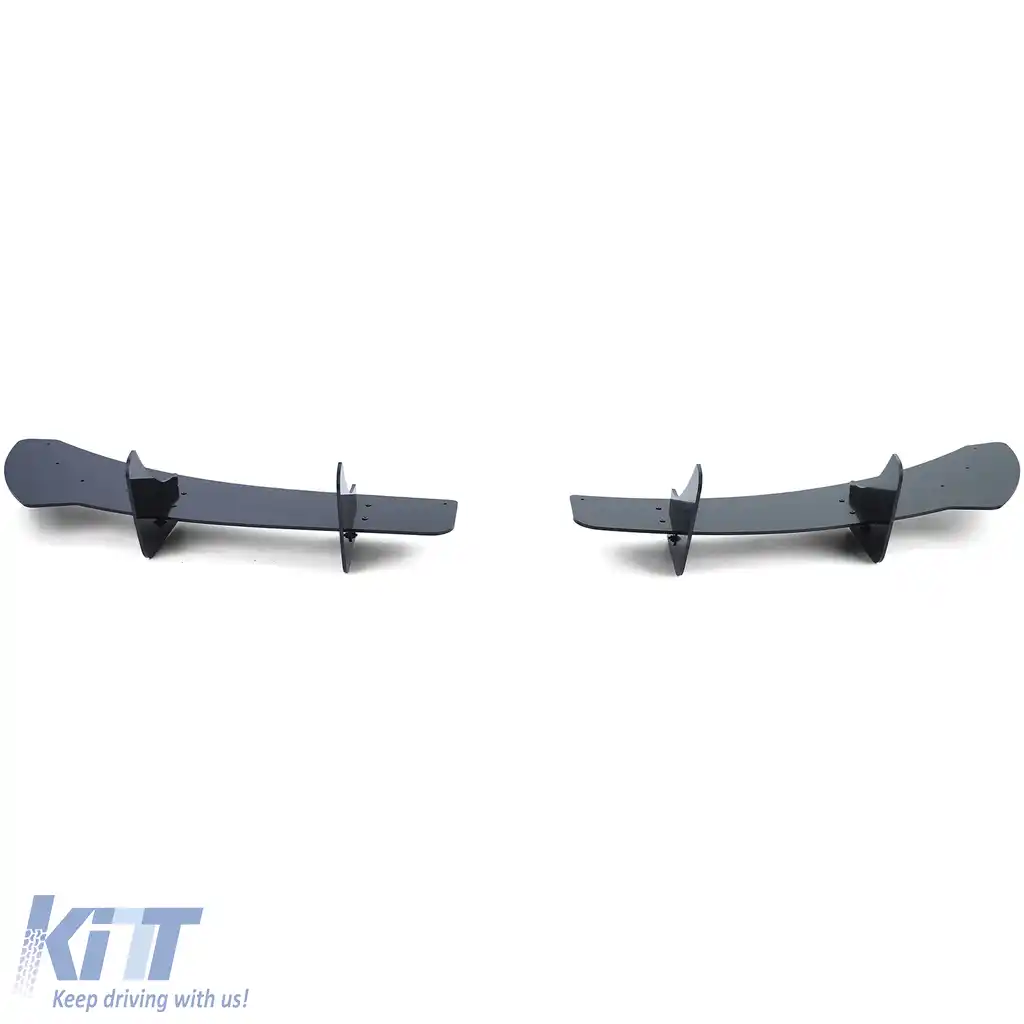 Difuzor spate sport splitter negru lucios, potrivit pentru VW Golf 6 R20 08-13-image-6193361